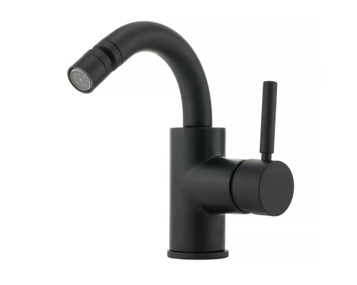 Смеситель Migliore Fortis Black для биде с донным клапаном, черный матовый, 30459