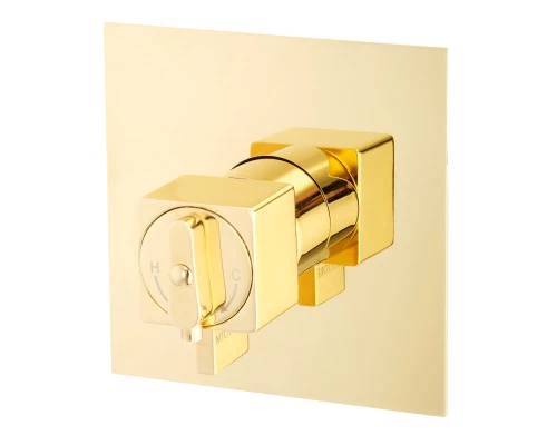 Смеситель Migliore Kvant 25404 термостатический, скрытого монтажа, для душа, золото