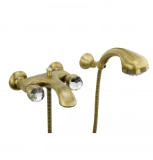 Смеситель Migliore Axo Swarovski 18476 для ванны/душа - бронза