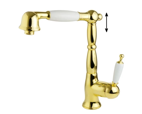 Смеситель Migliore Cucina Oxford 18276 для кухни, золото
