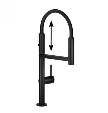 Смеситель для кухни Nobili Move, цвет черный матовый, MV92300/50BM