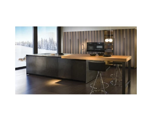 Смеситель для кухни Nobili Levante, с выдвижным изливом, цвет черный матовый, MV123300BM