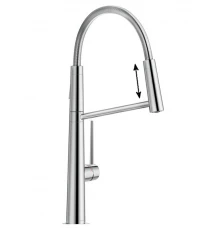 Смеситель для кухни Nobili Levante, с выдвижным изливом, цвет хром, MV123300CR