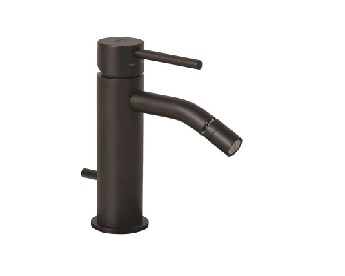 Смеситель Paffoni Light для биде, с донным клапаном 1 1/4, цвет черный матовый, LIG135NO