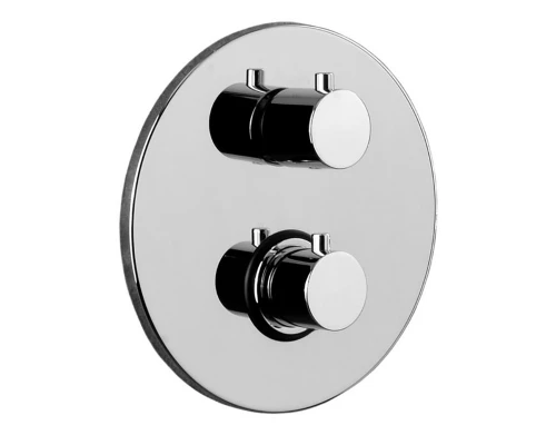 Смеситель Paffoni Light LIQ013CR для ванны и душа, термостатический, встраиваемый, с внутренней частью, хром