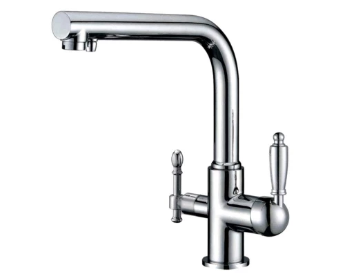 Смеситель Zorg Clean Water ZR 313 YF-33 Nickel для кухни под фильтр, никель