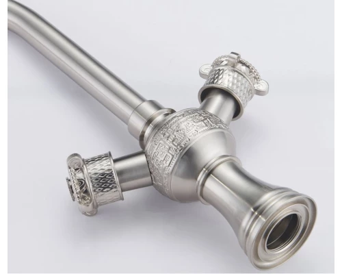 Смеситель Zorg Antic A 2004K-SL для кухни, цвет серебро