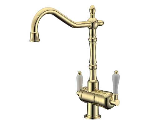 Смеситель Zorg Clean Water ZR 326 YF NICKEL для кухни под фильтр, цвет никель