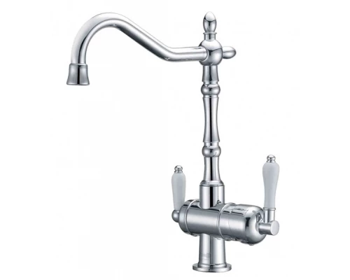 Смеситель Zorg Clean Water ZR 326 YF NICKEL для кухни под фильтр, цвет никель