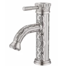 Смеситель Zorg Antic A 115U-SL для раковины, серебро