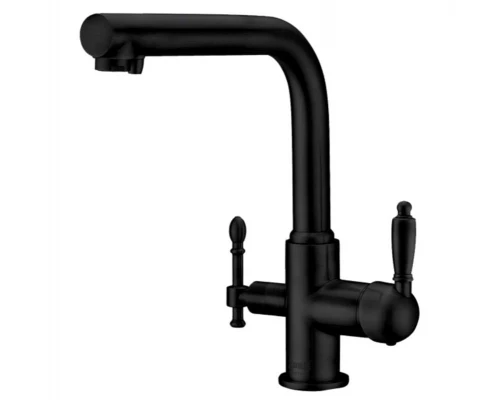 Смеситель Zorg Clean Water ZR 313 YF-33 Black для кухни под фильтр, черный матовый