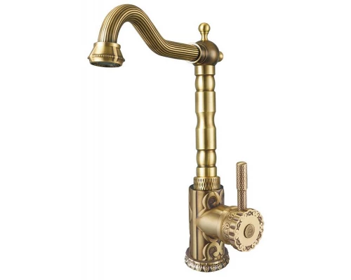 Смеситель Zorg Antic A 109K-BR для кухни, бронза