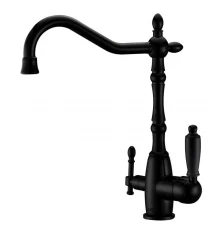 Смеситель Zorg Clean Water ZR 312 YF-33-Black для кухни под фильтр, черный