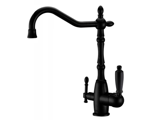 Смеситель Zorg Clean Water ZR 312 YF-33-Black для кухни под фильтр, черный