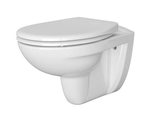 Инсталляция с унитазом Vitra Normus, SmoothFlush с тонким сиденьем с микролифтом, клавиша хром глянцевый, 9860B003-7200