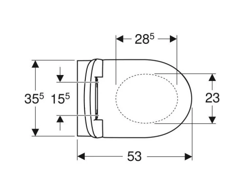 Инсталляция Geberit с безободковым унитазом Geberit Selnova Rimfree, 500.153.07.1, сиденье микролифт, комплект Идеальная пара