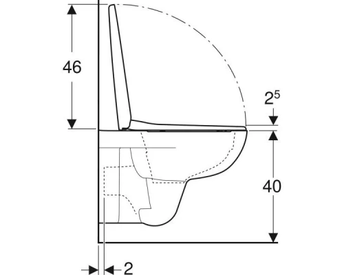Инсталляция Geberit с безободковым унитазом Geberit Selnova Rimfree, 500.153.07.1, сиденье микролифт, комплект Идеальная пара