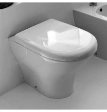 Унитаз Kerasan Aquatech приставной, безободковый, в комплекте с крепежом WB5N, цвет белый, 371801