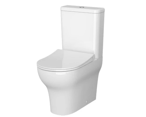 Пристенный унитаз Vitra Zentrum, с функцией биде, крышка микролифт, белый, 9012B003-7226