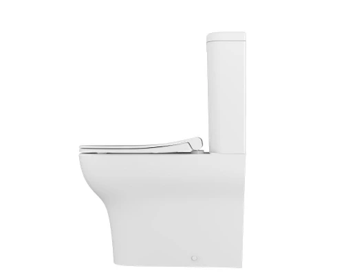 Пристенный унитаз Vitra Zentrum, с функцией биде, крышка микролифт, белый, 9012B003-7226