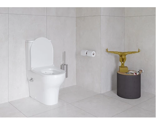 Пристенный унитаз Vitra Zentrum, с функцией биде, крышка микролифт, белый, 9012B003-7226