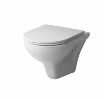 Подвесной унитаз Am.Pm Gem FlashClean безободковый, с сиденьем микролифт, C901700SC