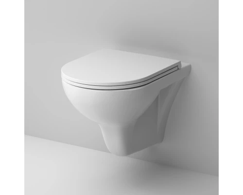 Подвесной унитаз Am.Pm Gem FlashClean безободковый, с сиденьем микролифт, C901700SC