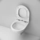 Подвесной унитаз Am.Pm Gem FlashClean безободковый, с сиденьем микролифт, C901700SC