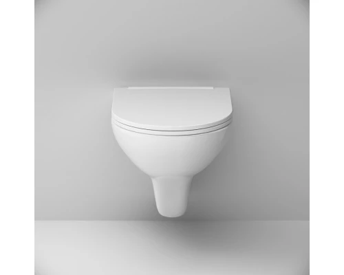 Подвесной унитаз Am.Pm Gem FlashClean безободковый, с сиденьем микролифт, C901700SC