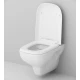 Подвесной унитаз Am.Pm Like C801700SC FlashClean, безободковый, с сиденьем микролифт (отсутствует упаковка)