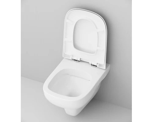 Подвесной унитаз Am.Pm Like C801700SC FlashClean, безободковый, с сиденьем микролифт (отсутствует упаковка)