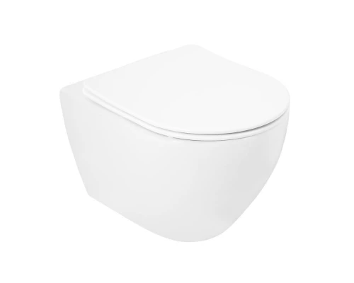 Инсталляция BelBagno с унитазом Cezares Stylus CZR-513-TH-R, сиденье микролифт, клавиша хром, комплект