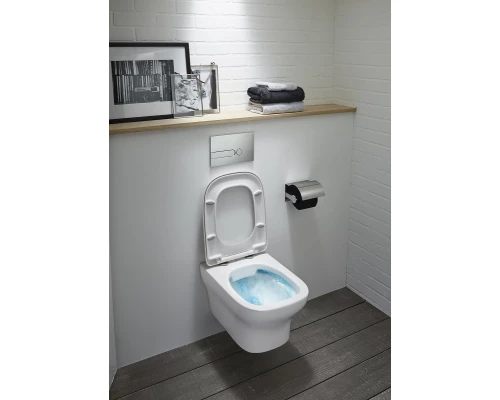 Инсталляция Jacob Delafon E29025 с безободковым унитазом Vox EDM102, сиденье микролифт, комплект E21772RU-00 (E29025+EDM102+E20142)