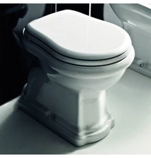 Унитаз напольный Kerasan Retro, слив в пол, цвет белый, 101001