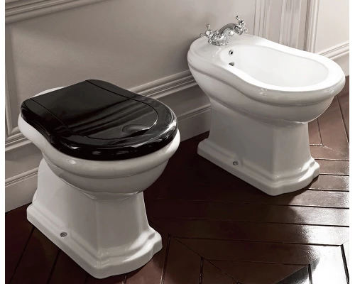 Унитаз напольный Kerasan Retro, слив в пол, цвет белый, 101001