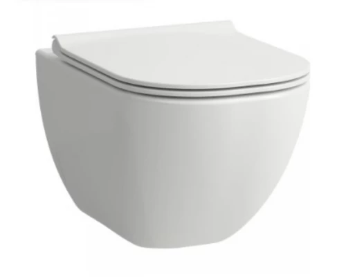 Инсталляция Laufen Basal, клавиша хром, с унитазом Laufen Basal, сиденье микролифт, белый, 6.2071.2.004.000.3