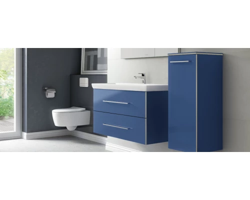 Подвесной безободковый унитаз Villeroy&Boch Avento, крышка микролифт, альпийский белый, 5656HR01