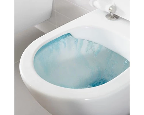 Подвесной безободковый унитаз  с сиденьем Soft-Close, Villeroy&Boch O.novo 5660HR01, альпийский белый