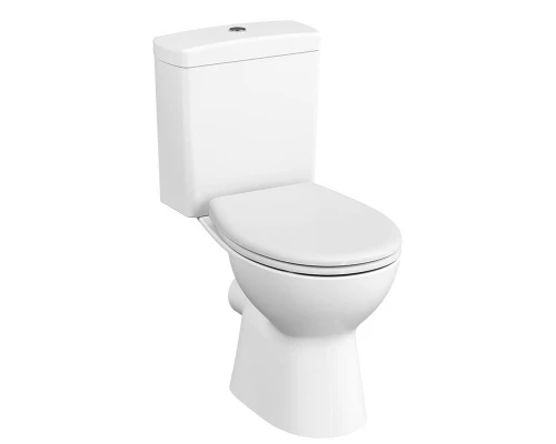 Напольный безободковый унитаз VitrA S10, крышка микролифт, белый, 9822B003-7204