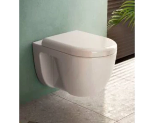 Инсталляция с унитазом Vitra S40 L-box, с толстым быстросъёмным сиденьем с микролифтом, клавиша хром глянцевый, 9005B003-7211