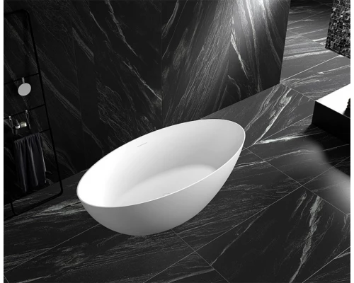 Ванна акриловая Abber 170 х 80 x 58 см, отдельностоящая, белая, AB9374-1.7