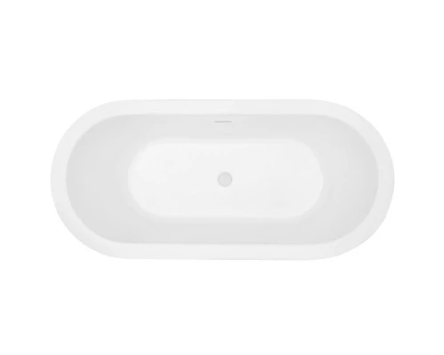 Ванна акриловая Abber 170 х 80 x 60 см, отдельностоящая, белая, AB9345-1.7