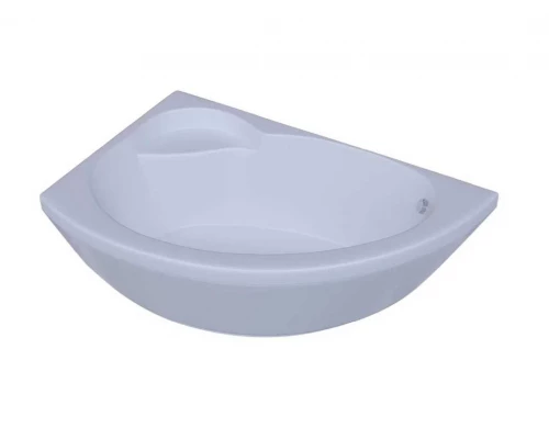 Ванна акриловая Aquatek Аякс 2 170 x 110 см с фронтальным экраном, белая, вклеенный каркас, левая/правая