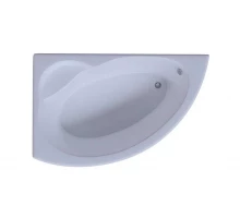 Ванна акриловая Aquatek Аякс 2 170 x 110 см с фронтальным экраном, белая, вклеенный каркас, левая/правая