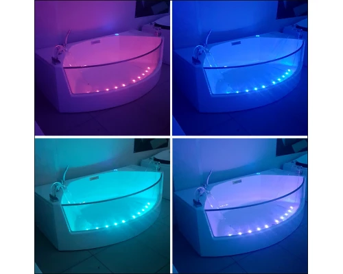 Ванна гидромассажная акриловая Gemy G9079, с аэромассажем, 200 x 105 x 60 см