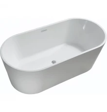 Ванна акриловая Aquatek Ово 180 x 80 см, цвет белый глянцевый, AQ-99880