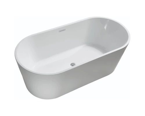 Ванна акриловая Aquatek Ово 180 x 80 см, цвет белый глянцевый, AQ-99880