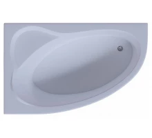 Ванна акриловая Aquatek Eco-friendly Фиджи 170 x 110 см, вклеенный каркас, белая, левая/правая