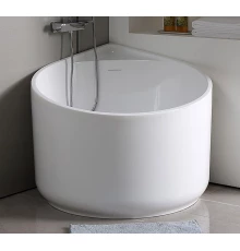 Ванна акриловая Abber 95 х 95 x 76 см, угловая, белая, AB9305