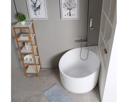 Ванна акриловая Abber 95 х 95 x 76 см, угловая, белая, AB9305